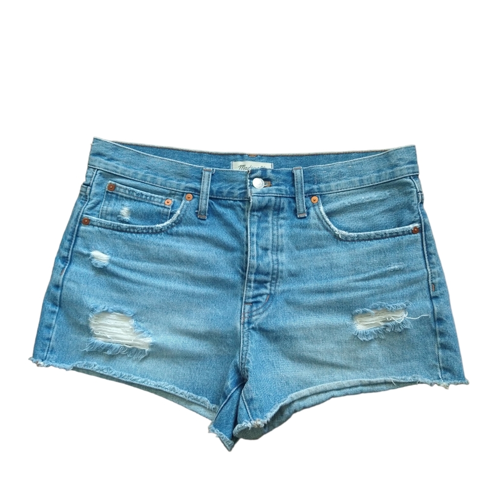 Women's Madewell Relaxed Denim Cutt off Shorts